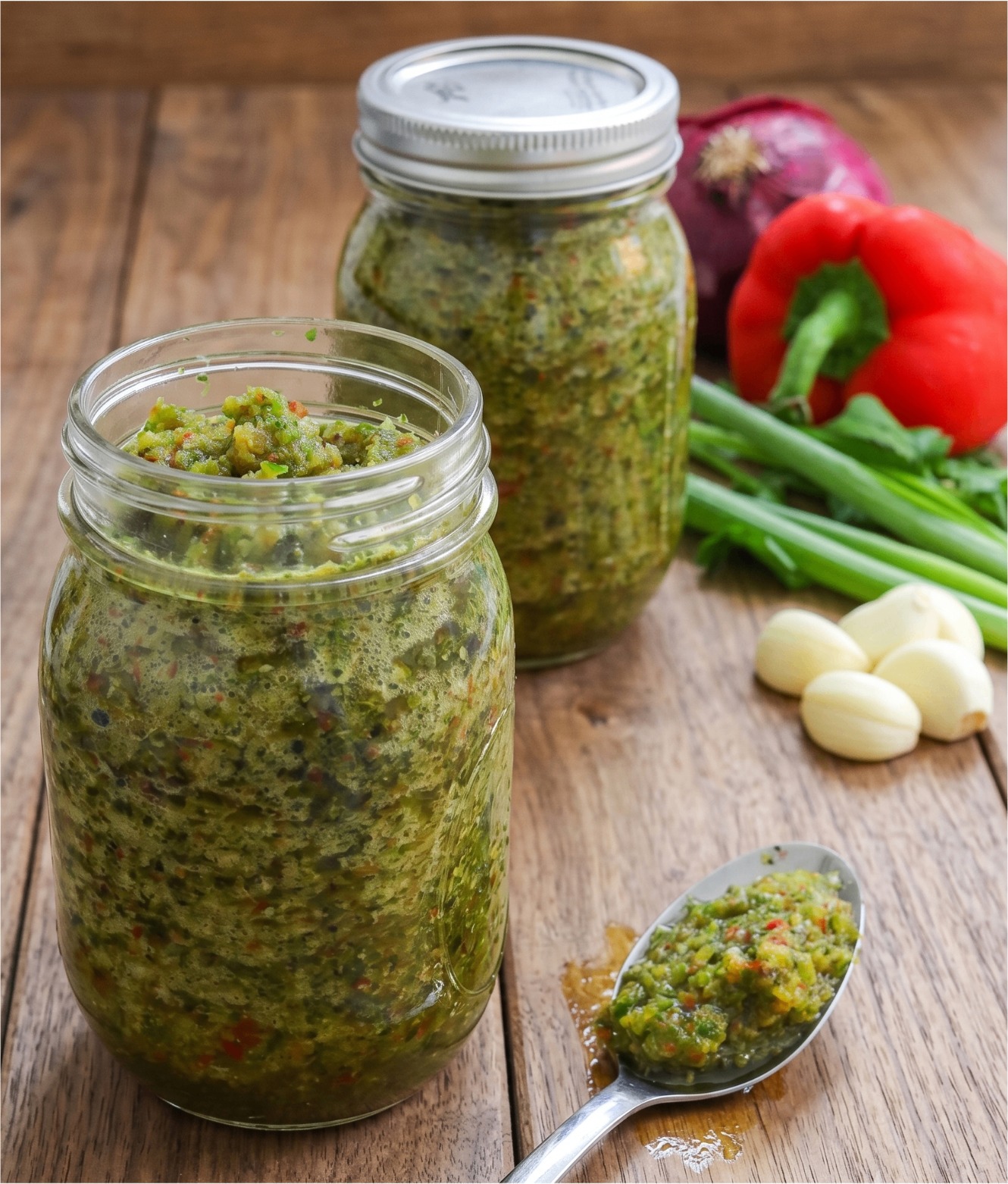 Sofrito verde dominicano